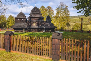 Rownia 'daki kilise. Rownia, Subcarpathia, Polonya.