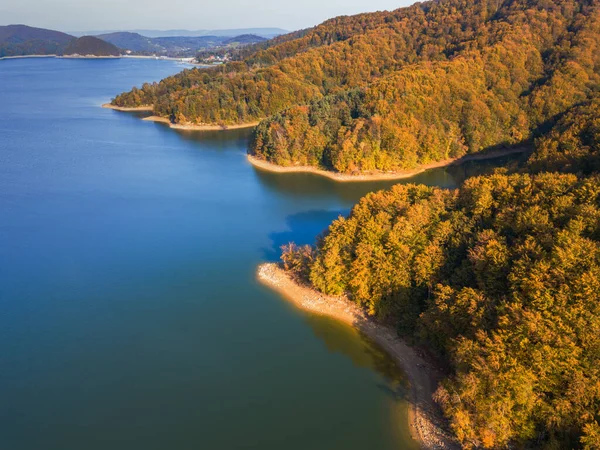 Oblast Jezera Solina Subcarpathia Polsko — Stock fotografie