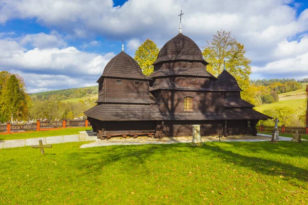 Igreja Rownia Rownia Subcarpathia Polónia — Fotografia de Stock