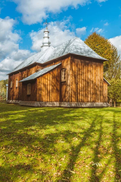 Chiesa Brzegi Dolne Brzegi Dolne Subcarpathia Polonia — Foto Stock