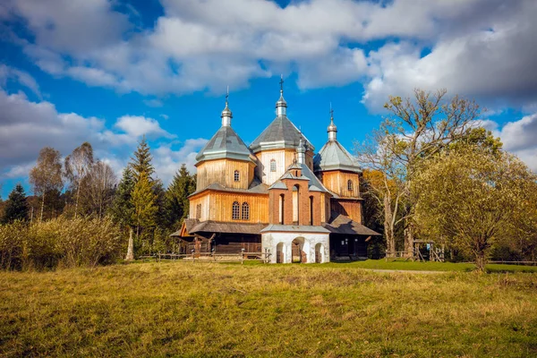 Chiesa Ortodossa San Michele Arcangelo Bystre Bystre Subcarpathia Polonia — Foto Stock
