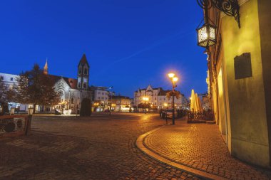 Tarnowskie Gory 'deki Evanjelik Kilise. Tarnowskie Gory, Silezya, Polonya.