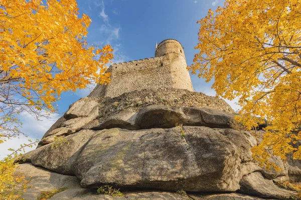 Castillo Chojnik Parque Nacional Karkonosze Jelenia Gora Baja Silesia Polonia —  Fotos de Stock