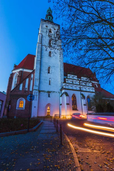 Церква Олесніці Olesnica Lower Silesia Poland — стокове фото