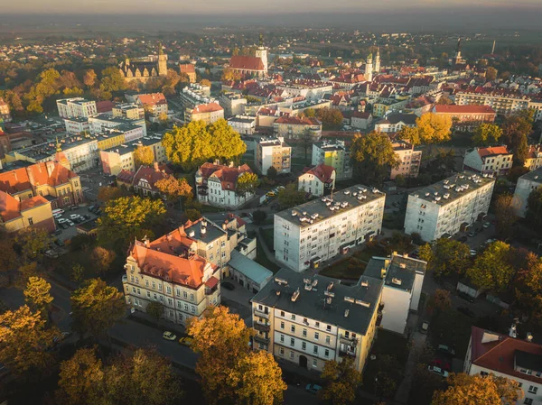 Luftaufnahme Von Olesnica Olesnica Niederschlesien Polen — Stockfoto