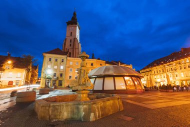 Zlotoryja 'daki kilise. Zlotoryja, Lower Silesia, Polonya.