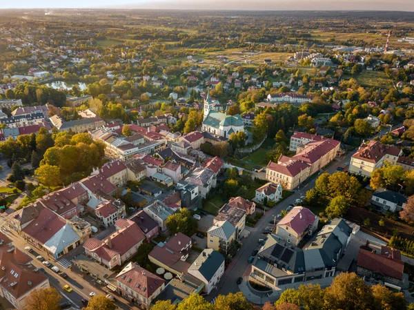 Aerial Panorama Lancut Lancut Subcarpathia Poland — Stock Photo, Image