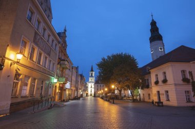 Zielona Gora Belediye Binası. Zielona Gora, Lubusz, Polonya.