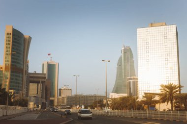Manama 'nın mimarisi. Manama, Bahreyn.
