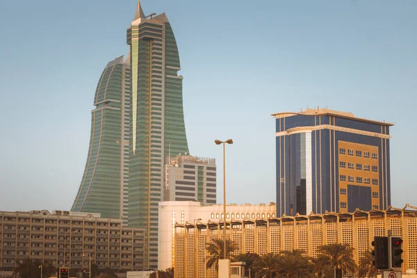 Αρχιτεκτονική Του Manama Μανάμα Μπαχρέιν — Φωτογραφία Αρχείου