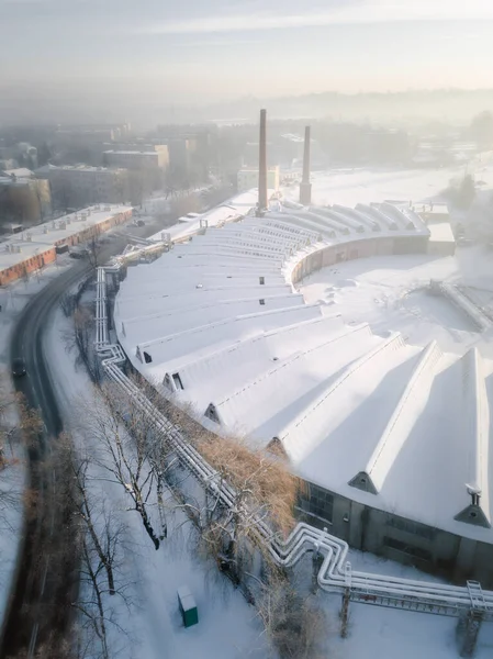 Winterochtend Rzeszow Rzeszow Subkarpathie Polen — Stockfoto