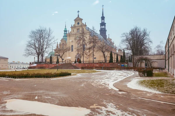 Catedral Kielce Kielce Santa Cruz Polónia — Fotografia de Stock