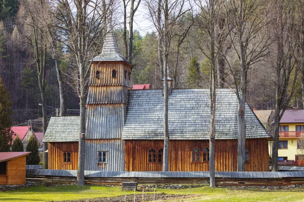 Träkyrka Sromowce Nizne Mindre Polen Polen — Stockfoto