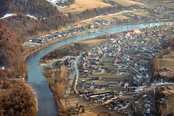 Sromowce Nizne Pieniny Nemzeti Parkban Kisebb Lengyelország Lengyelország — Stock Fotó