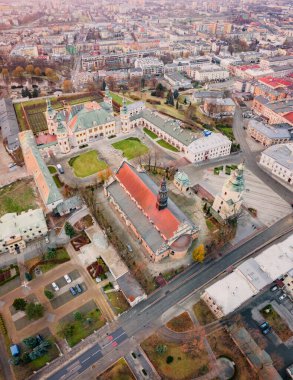 Kielce 'deki katedral. Kielce, Holy Cross, Polonya.