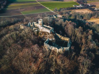 Smolen 'deki Pilcza Kalesi. Smolen, Subcarpathia, Polonya.