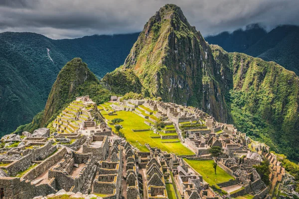 Machu Picchu Panorama Región Del Cuzco Perú —  Fotos de Stock