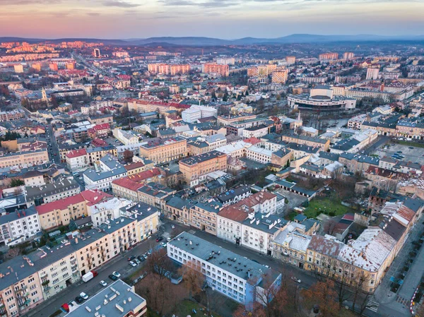 Luchtpanorama Van Kielce Kielce Heilig Kruis Polen — Stockfoto