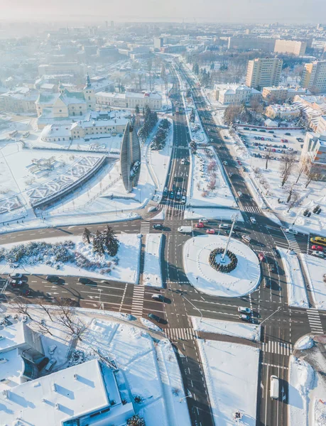 Воздушная Панорама Жешова Жешув Подкарпатье Польша — стоковое фото
