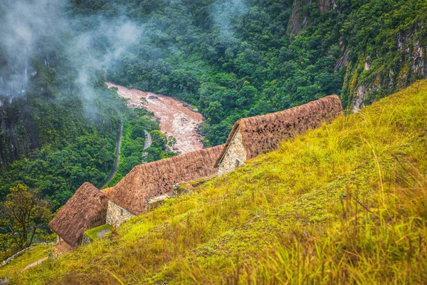 Panorama Machu Picchu Perù — Foto Stock