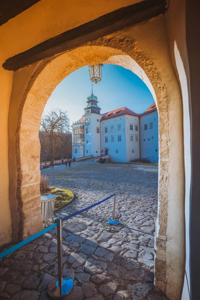 Στο Κάστρο Της Σκάλας Suloszowa Lesser Poland Πολωνία — Φωτογραφία Αρχείου