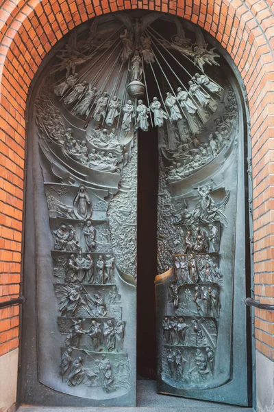 Puerta Iglesia Tarnow Tarnow Polonia Menor Polonia — Foto de Stock