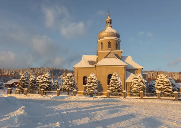 Iglesia Czarnorzeki Czarnorzeki Subcarpatia Polonia —  Fotos de Stock