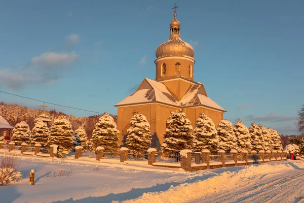 Chiesa Czarnorzeki Czarnorzeki Subcarpathia Polonia — Foto Stock