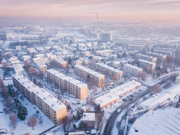 Panorama Aereo Rzeszow Rzeszow Subcarpathia Polonia — Foto Stock