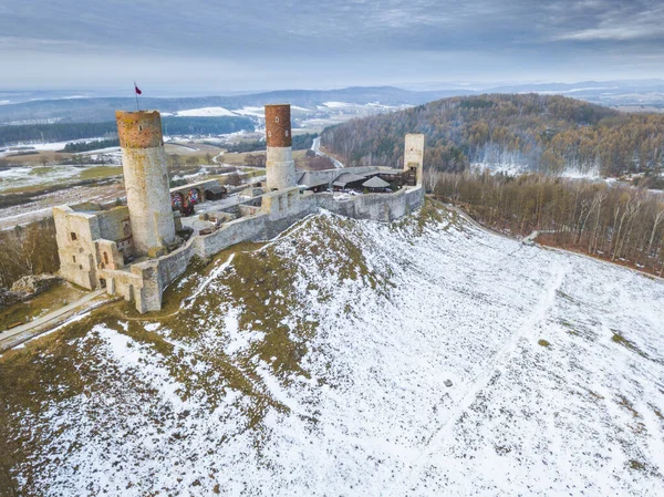 Checiny Castle Checiny Święty Krzyż Polska — Zdjęcie stockowe