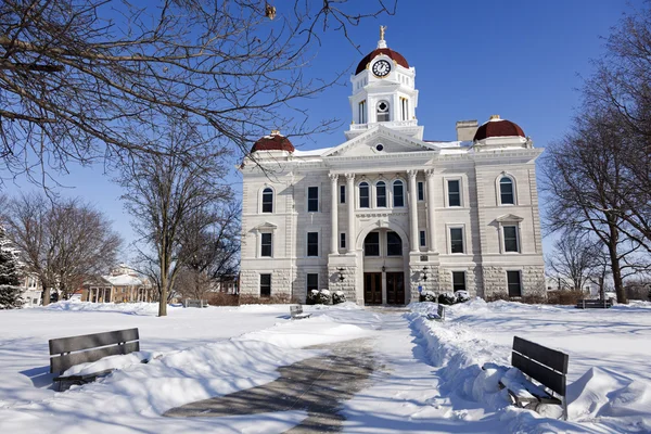 Old courthouse Karthágó, illinois-ban — Stock Fotó