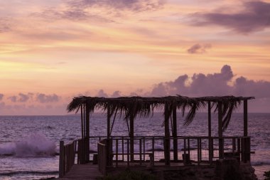 Tongan sunset - Eua Island clipart