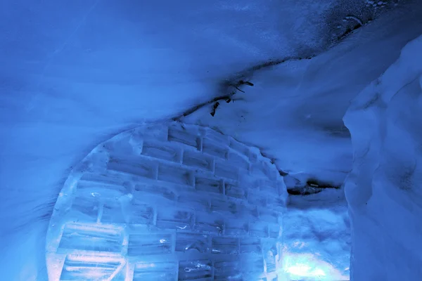 Glaciären grotta — Stockfoto