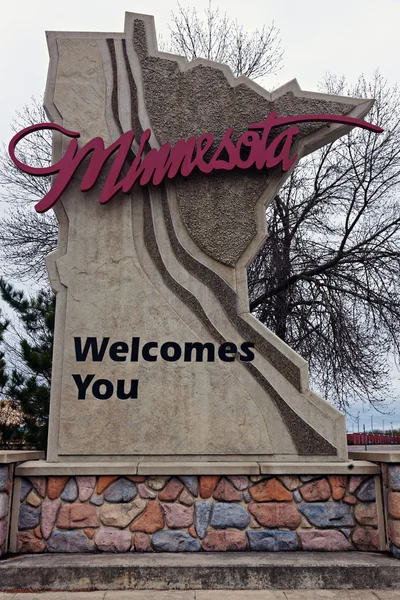 Minnesota signe de bienvenue — Photo