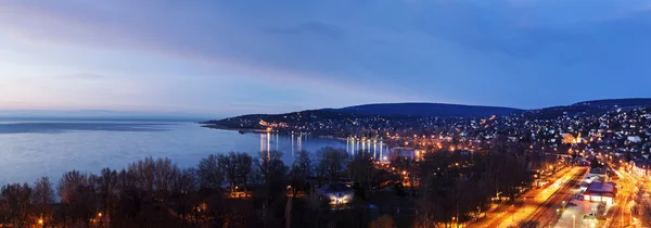 Gün doğumunda Balaton Gölü — Stok fotoğraf