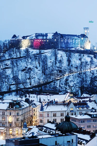 Panorama von Ljubljana — Stockfoto