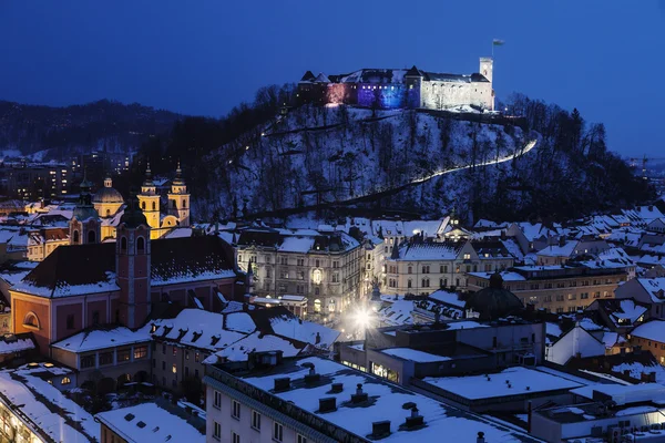 Panorama de ljubljana — Fotografia de Stock