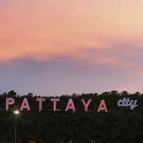 Pattaya işareti — Stok fotoğraf