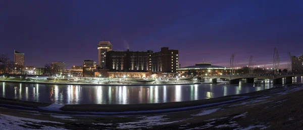 Skyline di Wichita — Foto Stock