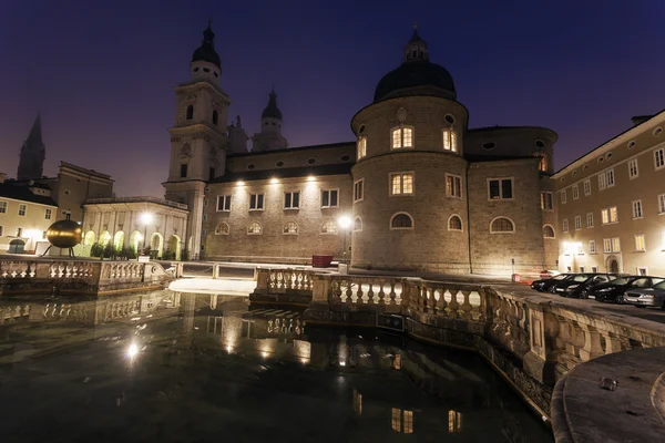 Catedral de salzburgo ao nascer do sol — Fotografia de Stock