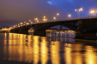 Theodor Heuss Bridge and Christuskirche 