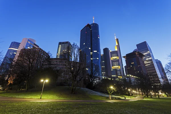 Modern arkitektur i centrum av Frankfurt — Stockfoto