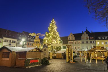 Noel pazarı Marktplatz üzerinde 