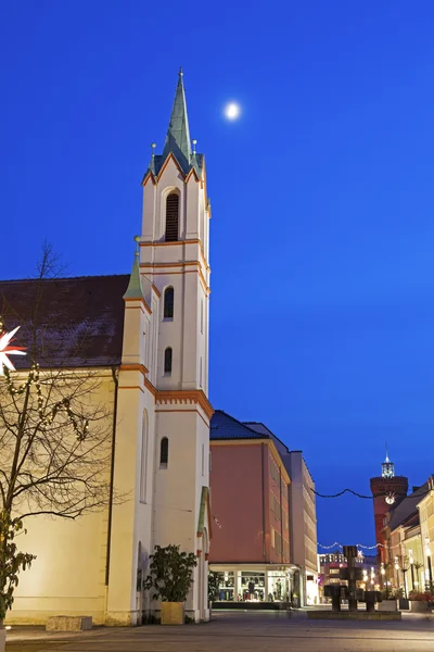 Schlosskirche a Spremberger Turm — Stock fotografie