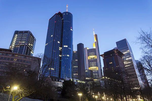Modern építészet Frankfurt belvárosa — Stock Fotó