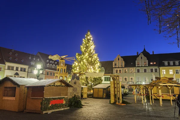 Mercado de Natal em Marktplatz — Fotografia de Stock