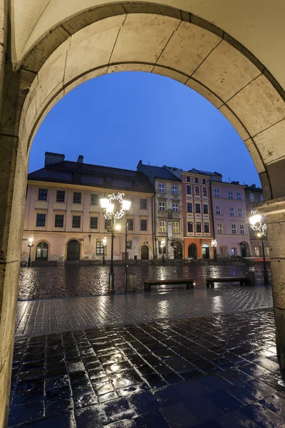 Площадь в Кракове — стоковое фото
