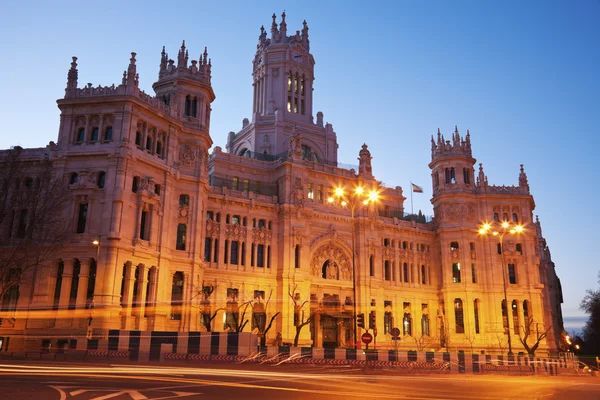 Palacio de comunicaciones w Madrycie — Zdjęcie stockowe