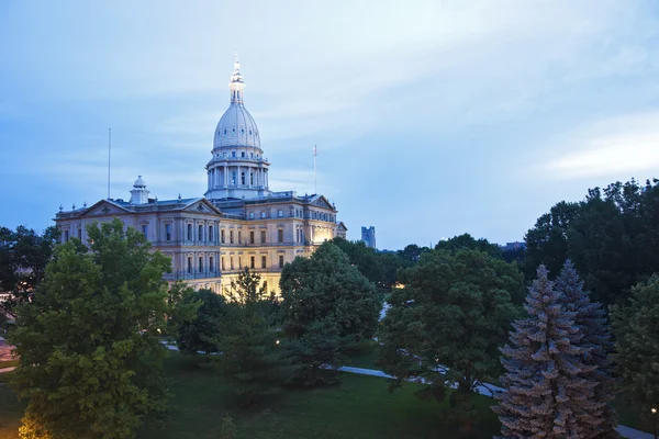 Lansing, michigan - edificio del Capitolio del estado —  Fotos de Stock