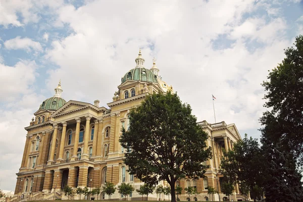 Des Moines, Iowa - Clădirea Capitoliului de Stat — Fotografie, imagine de stoc